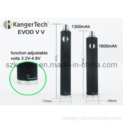 E Cigarette (1600 mAh Evod VV Battery)